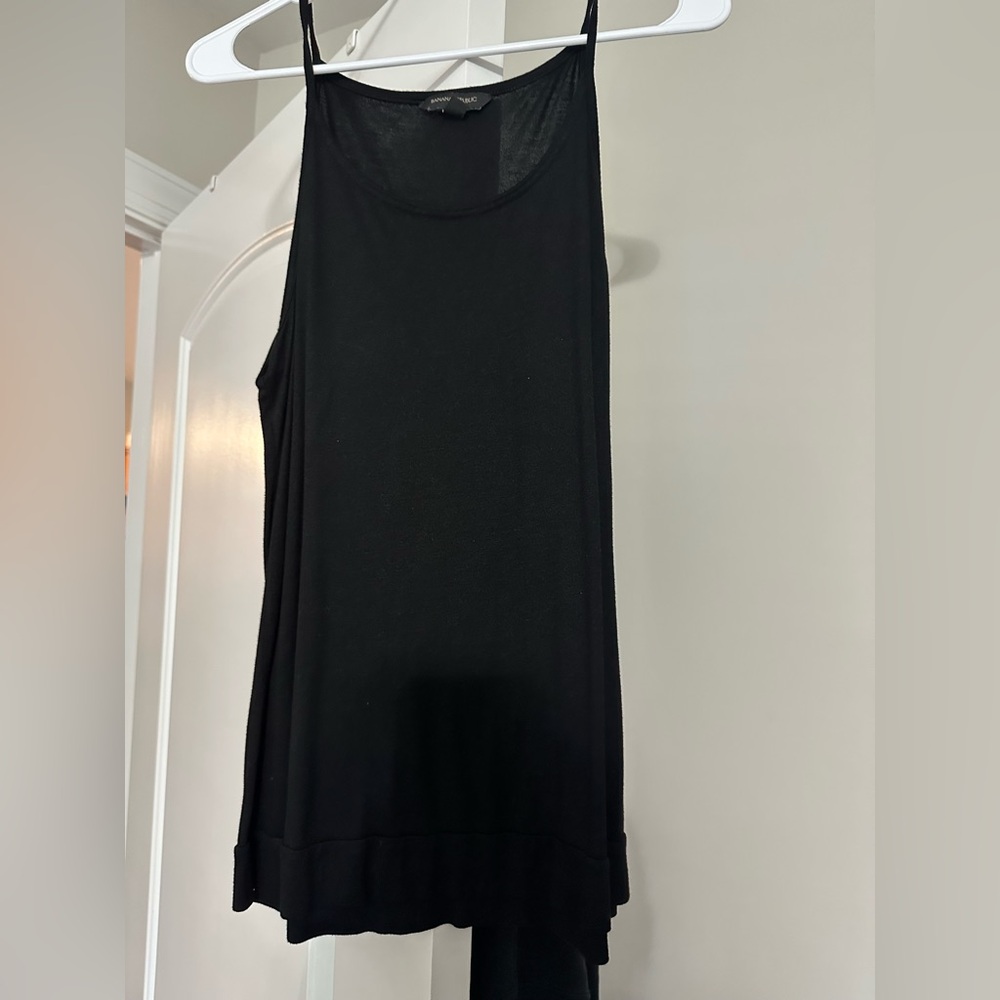 Banana Republic Black Sleeveless Tank Top